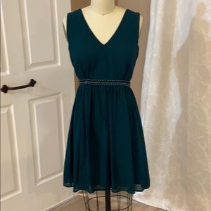 Ya LPS Angeles dark emerald teal dress size small